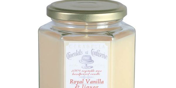 big royal vanilla liquor candle