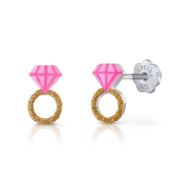 pink diamond ring lapetra earrings
