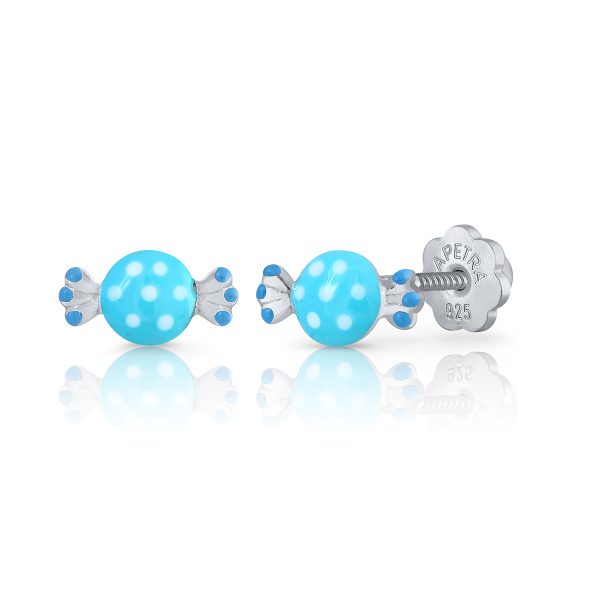 blue candy lapetra earrings