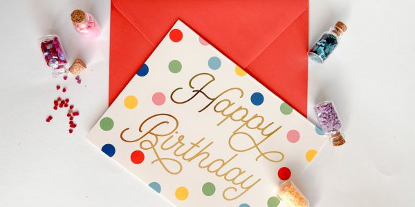 happy birthday postcard