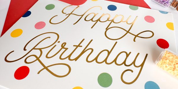 happy birthday postcard