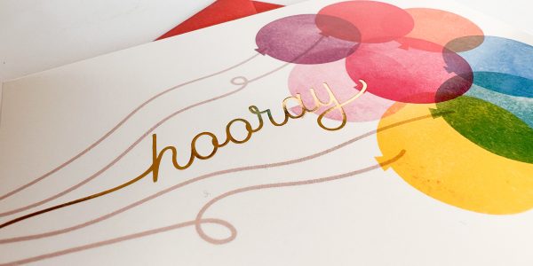 hooray postcard