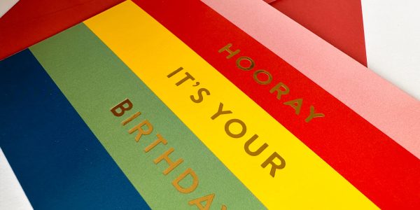 hooray it's your birthday postcard