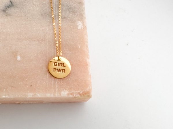 girl power necklace