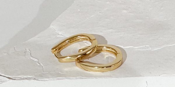 nova earrings gold